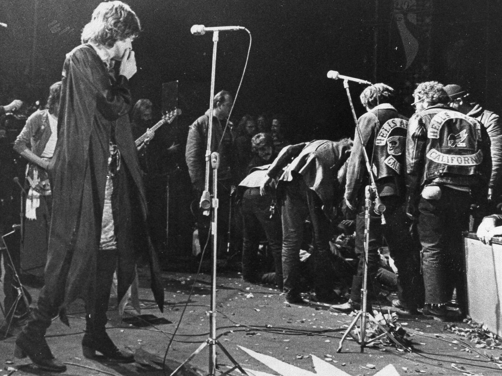 Altamont Free Concert crowd in Tracy (1969)