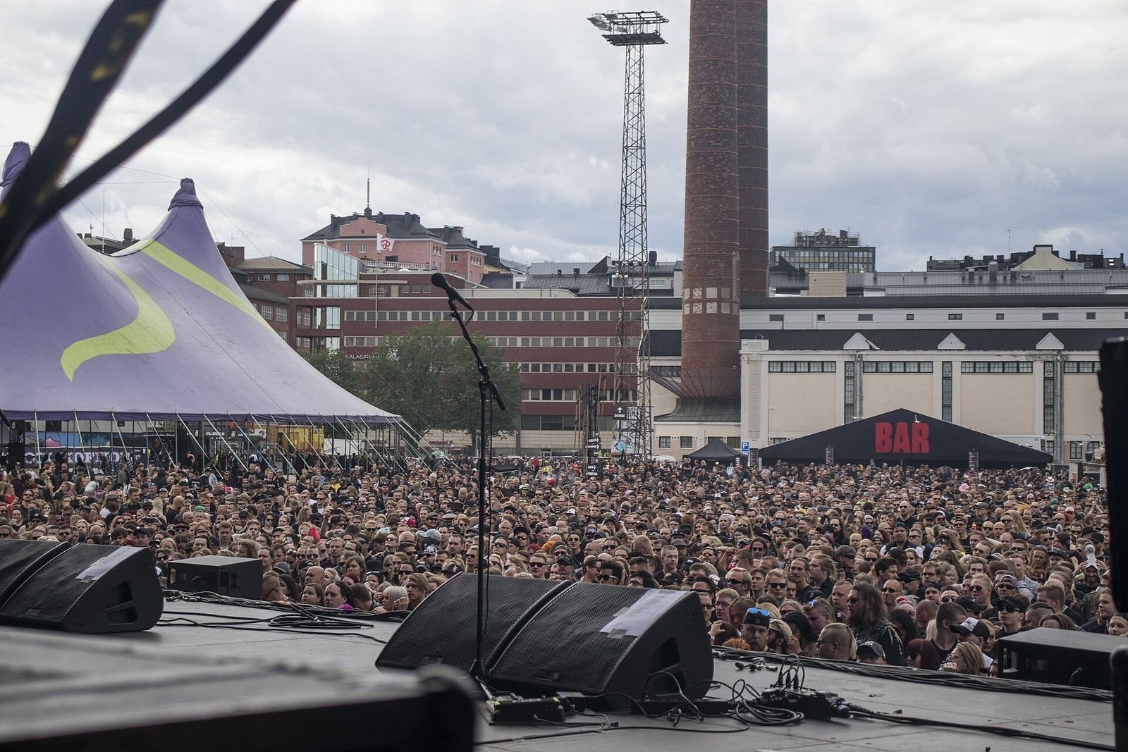 Metal music festival crowd (2019)
