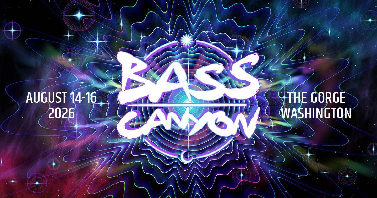 Bass Canyon — official poster and event artwork