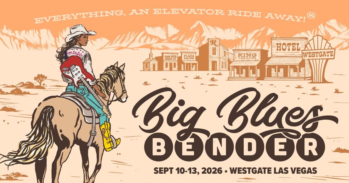 Big Blues Bender — official poster and event artwork