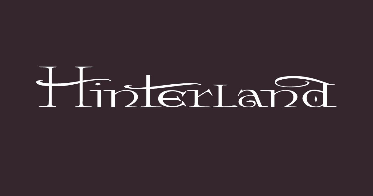 Hinterland Music Festival — official poster and event artwork