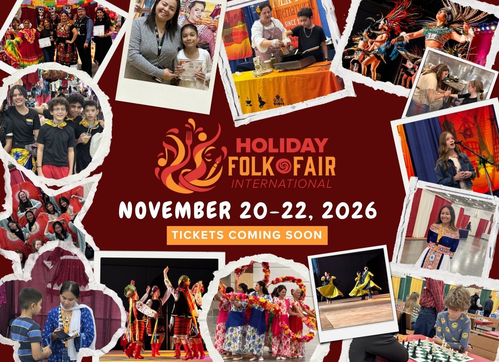 Holiday Folk Fair International — official poster and event artwork
