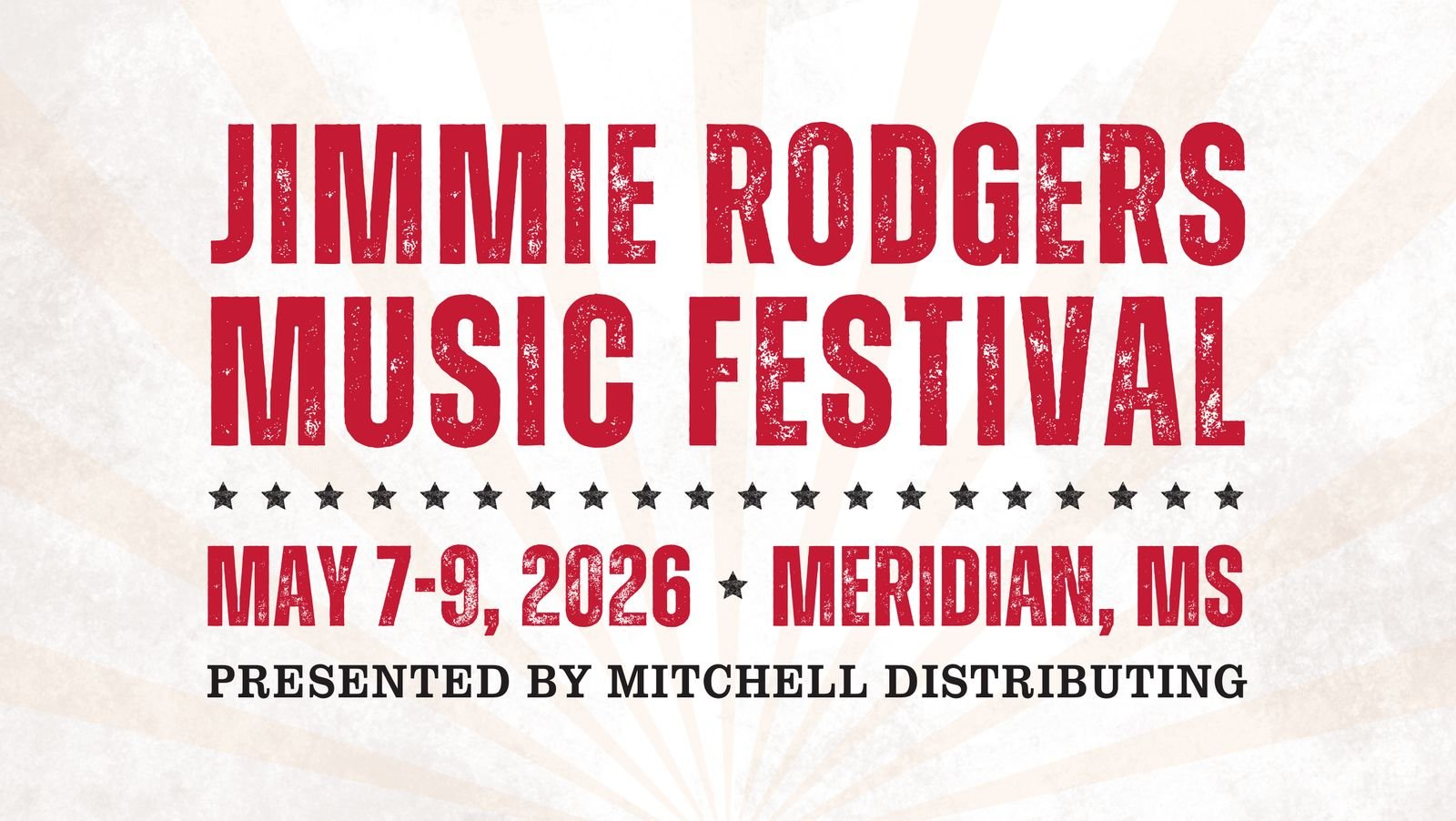 Jimmie Rodgers Music Festival — official poster and event artwork