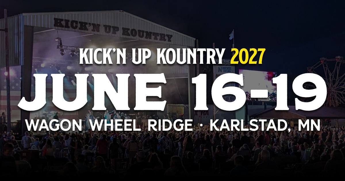 Kick'n Up Kountry Music Festival — official poster and event artwork