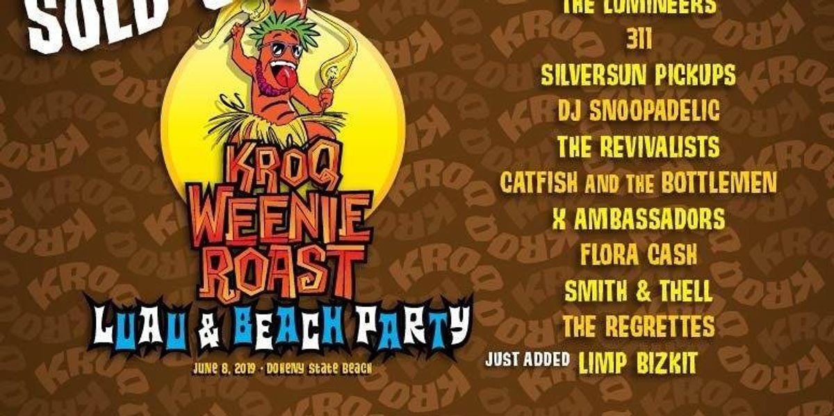 KROQ Weenie Roast — official poster and event artwork