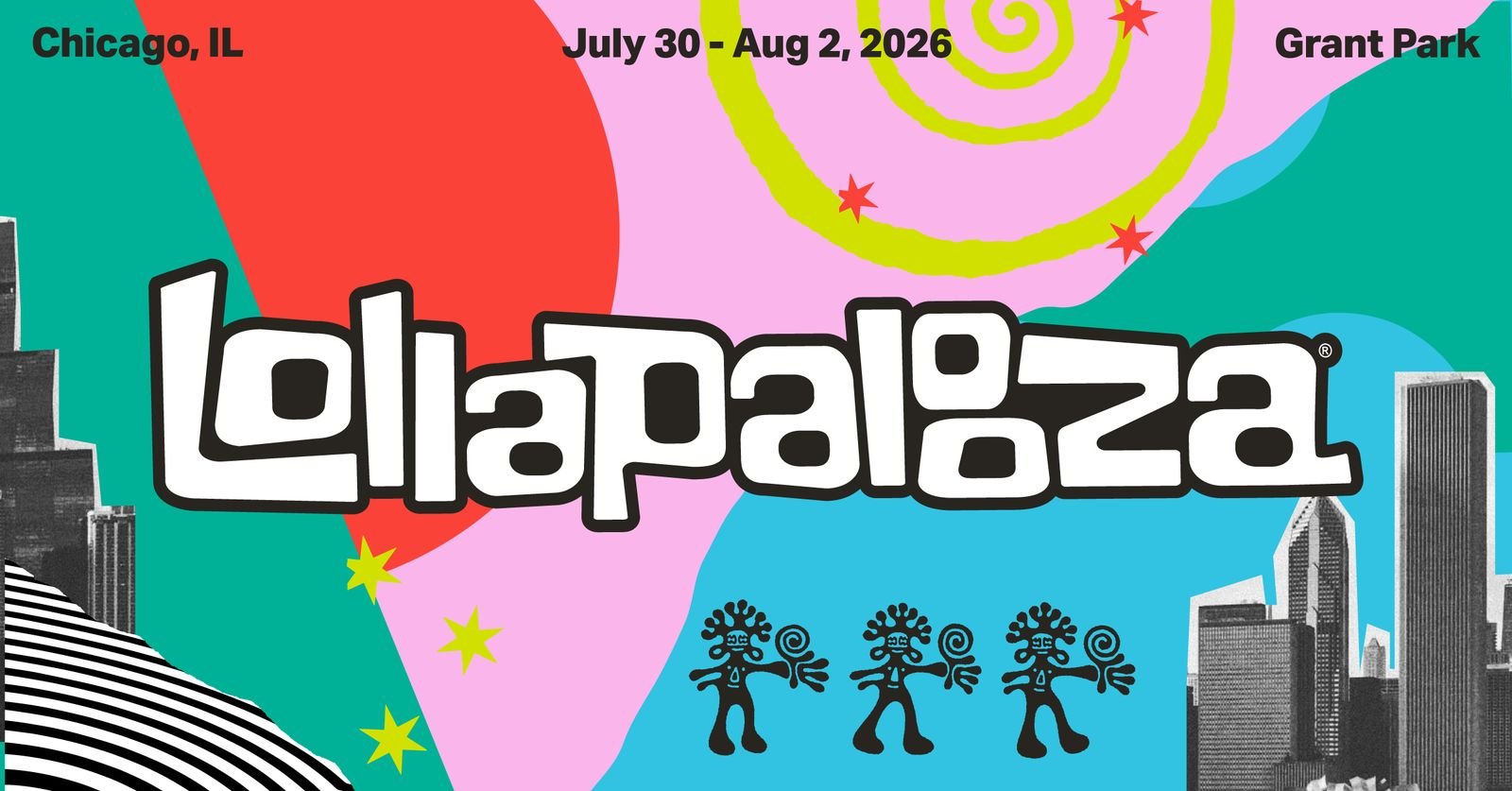 Lollapalooza — official poster and event artwork