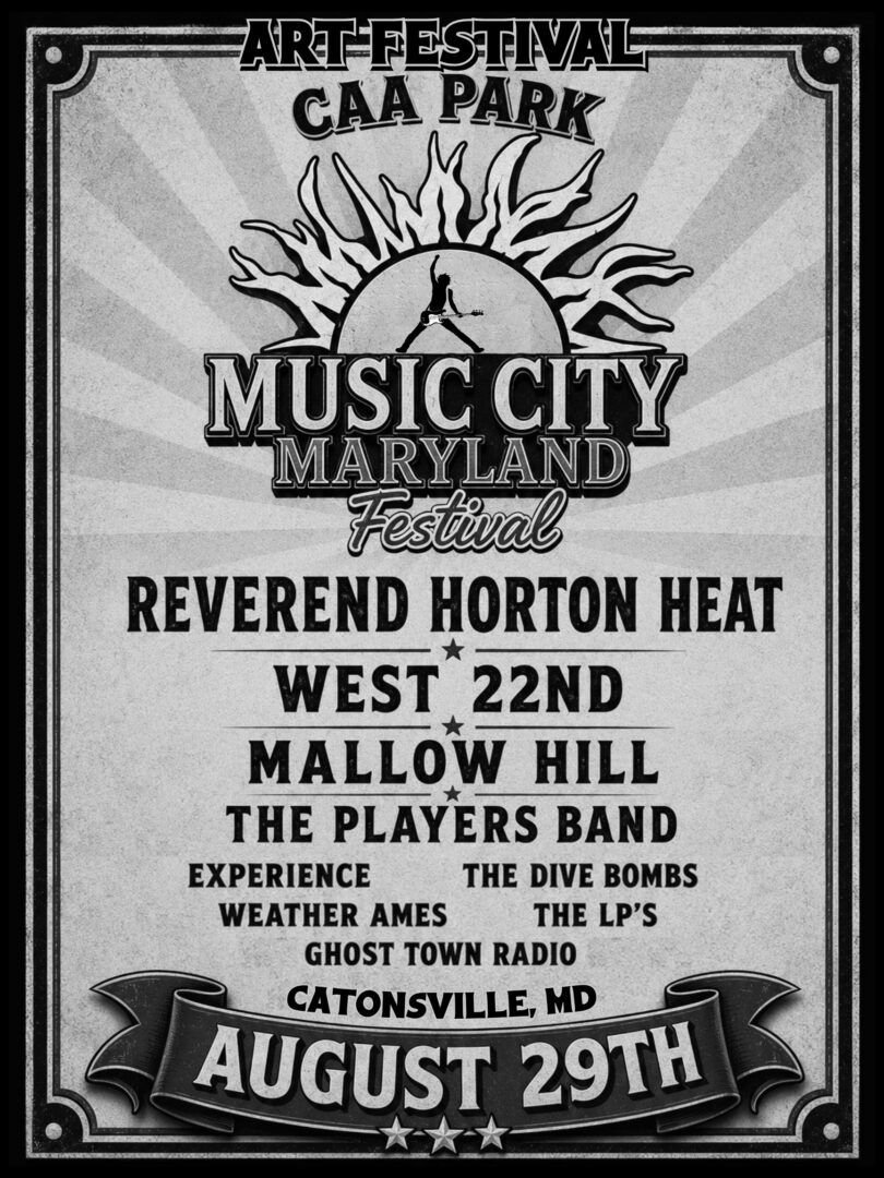 Music City Maryland Festival — official poster and event artwork