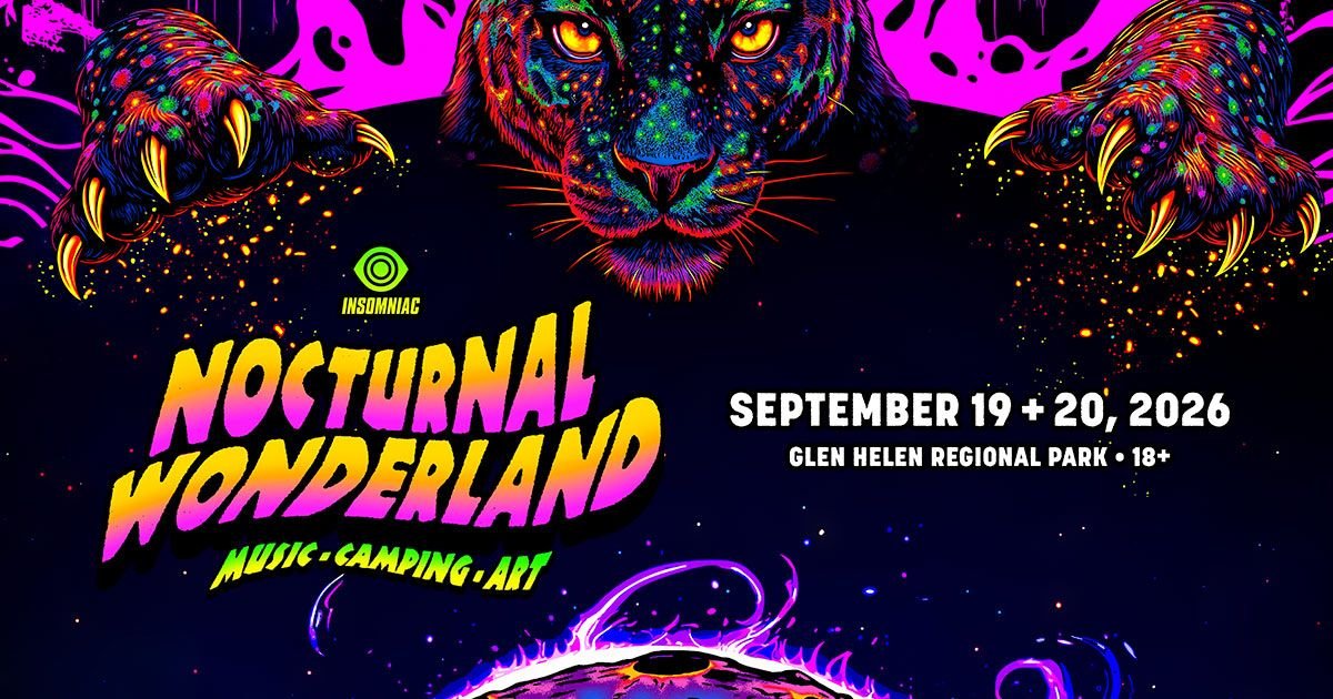 Nocturnal Wonderland — official poster and event artwork