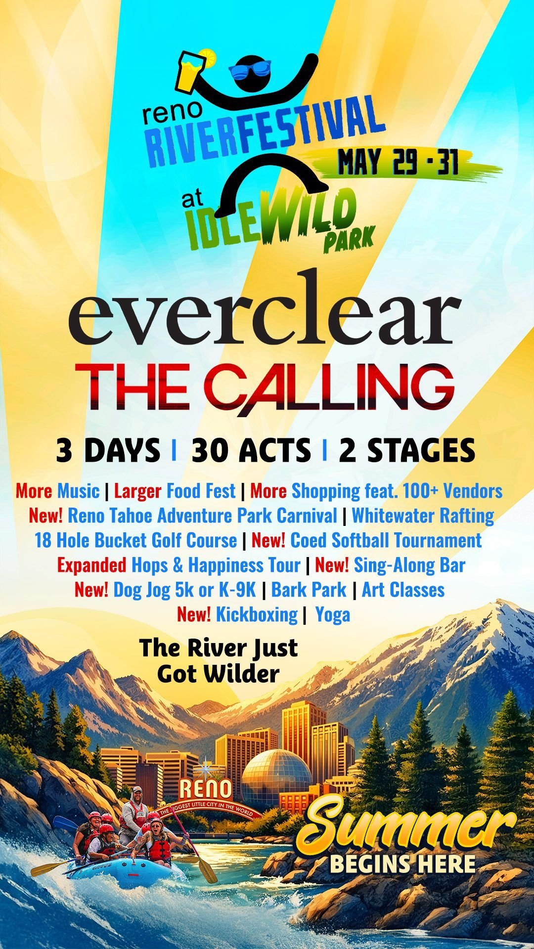 Reno River Festival — official poster and event artwork