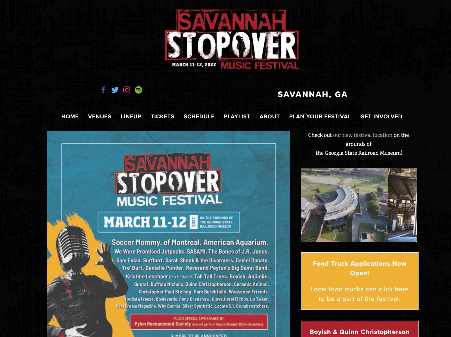 Savannah Stopover Music Festival — official poster and event artwork