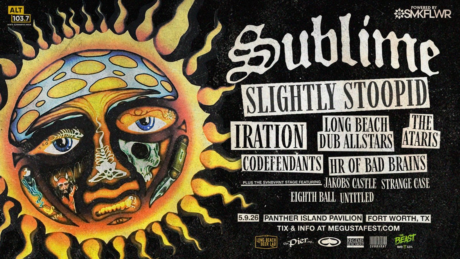 Sublime Me Gusta Festival — official poster and event artwork