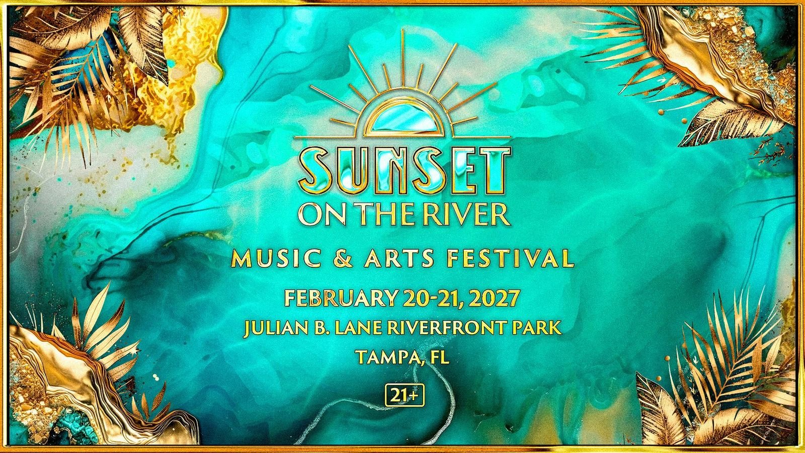 Sunset On The River — official poster and event artwork